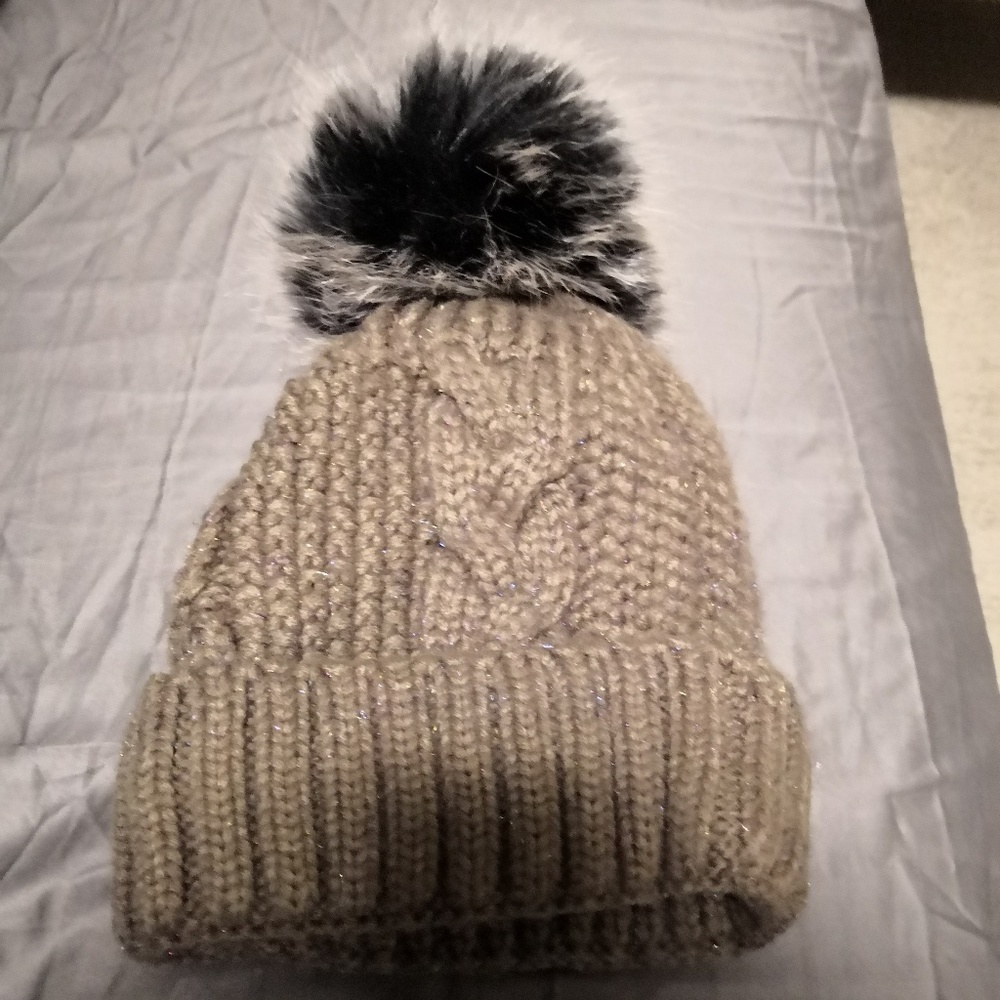 Brown hot winter hat